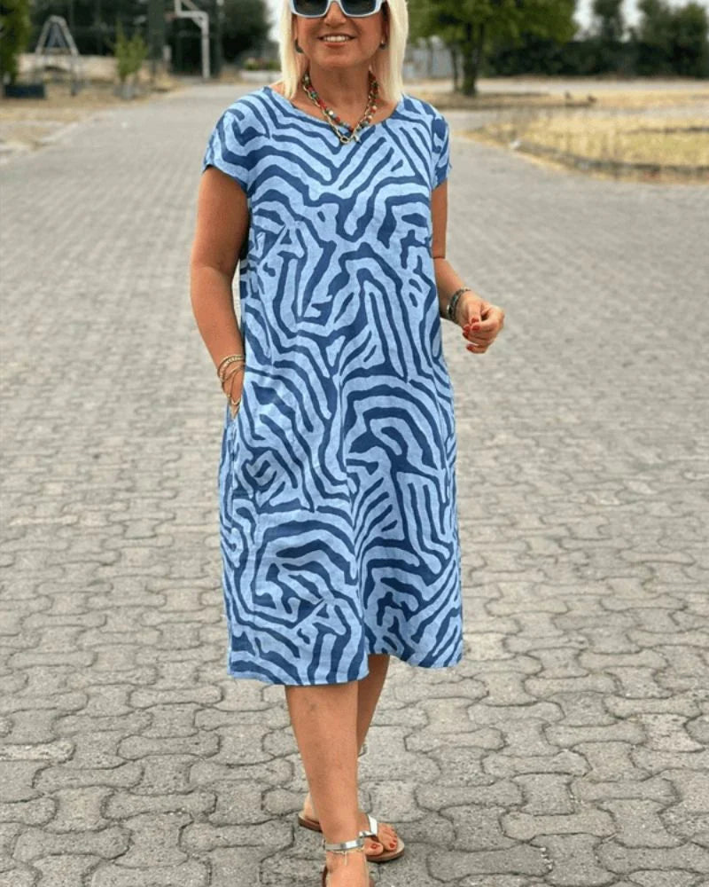 Nora Round Neck Summer Dress