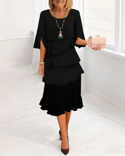 Sofia Elegant Ruffle Dress