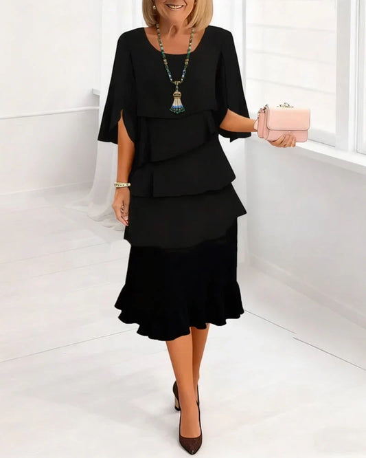 Sofia Elegant Ruffle Dress