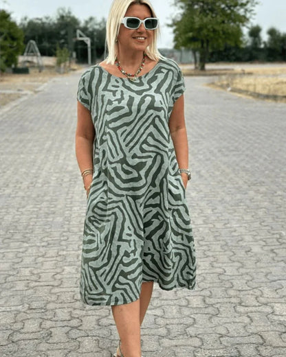 Nora Round Neck Summer Dress