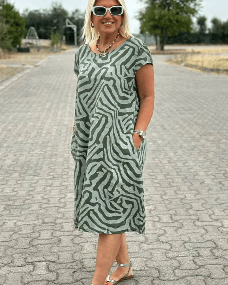 Nora Round Neck Summer Dress