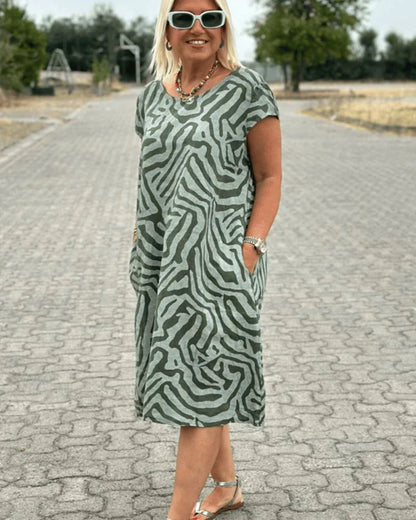 Nora Round Neck Summer Dress