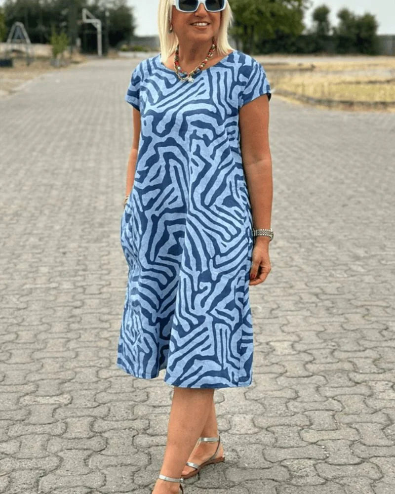 Nora Round Neck Summer Dress