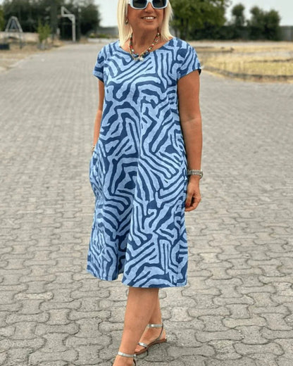 Nora Round Neck Summer Dress