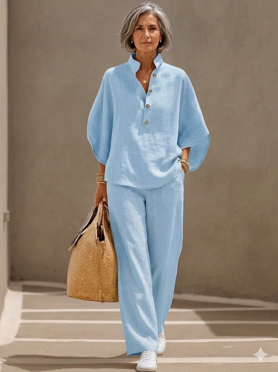 Elara | Cotton and Linen Set