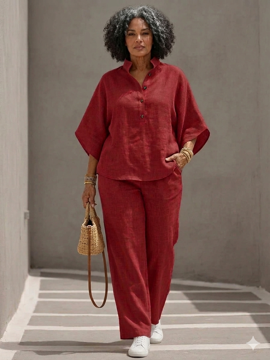 Elara | Cotton and Linen Set