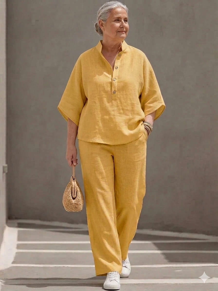 Elara | Cotton and Linen Set