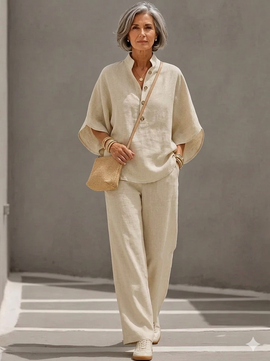 Elara | Cotton and Linen Set