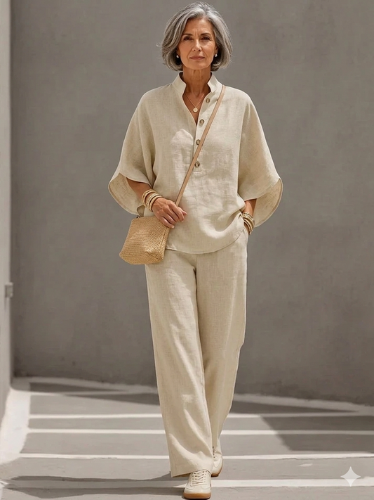 Elara | Cotton and Linen Set