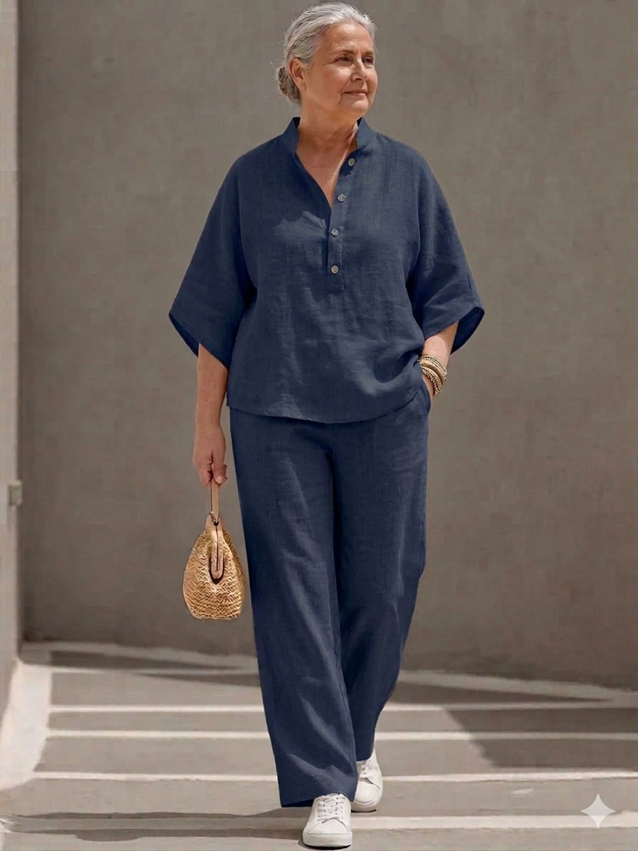 Elara | Cotton and Linen Set