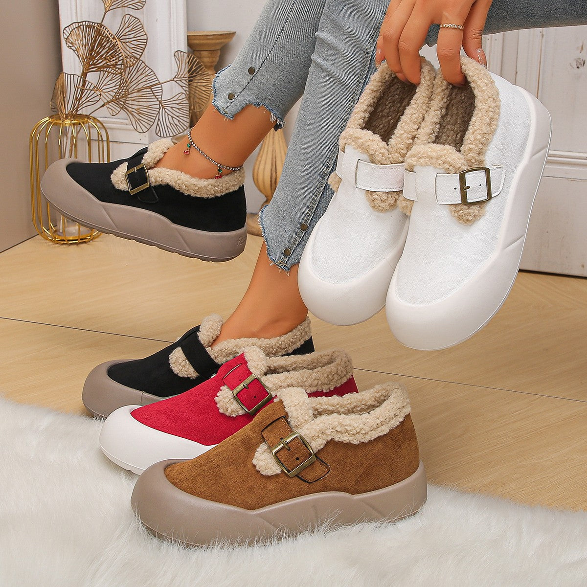 Chloe™ | Fleece Comfort Shoe
